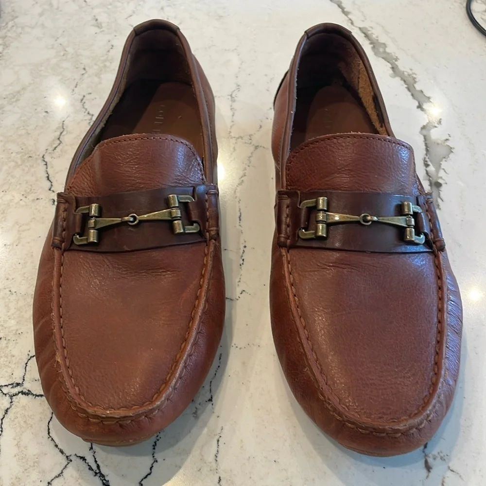 Cole Haan's Men's Somerset Link Bit Loafer Woodbury Brown 7.5M